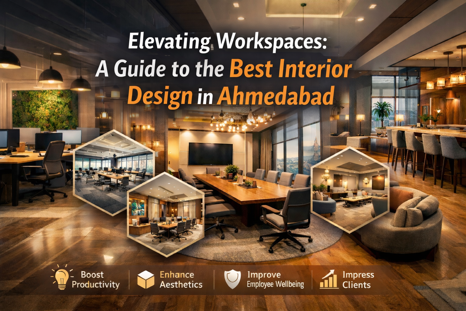 Elevating Workspaces: A Guide to the Best Interior Design in Ahmedabad