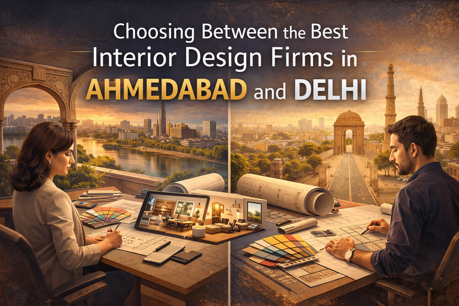 Choosing Between the Best Interior Design Firms in Ahmedabad and Delhi