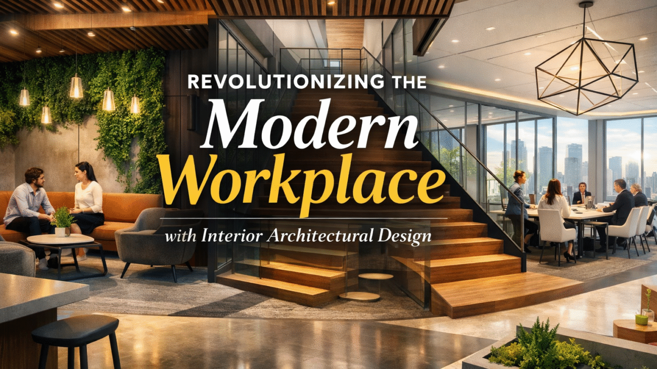 Modern workplace with innovative design