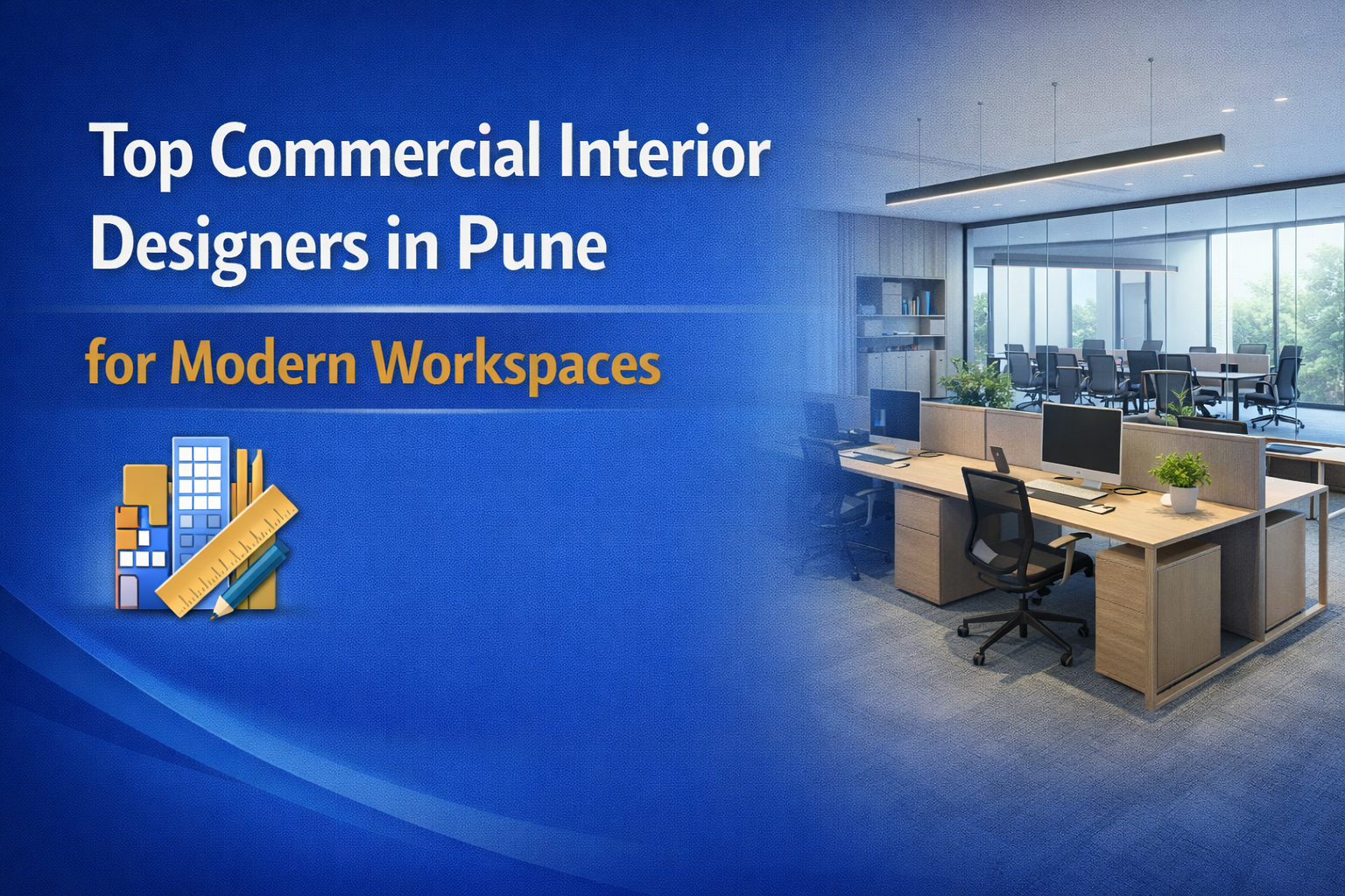 Top Commercial Interior Designers in Pune for Modern Workspaces