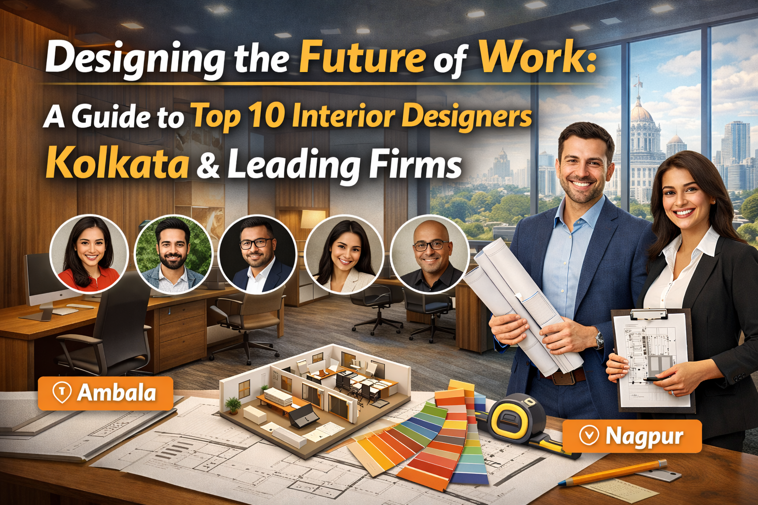 Designing the Future of Work: A Guide to Top 10 Interior Designers Kolkata & Leading Firms