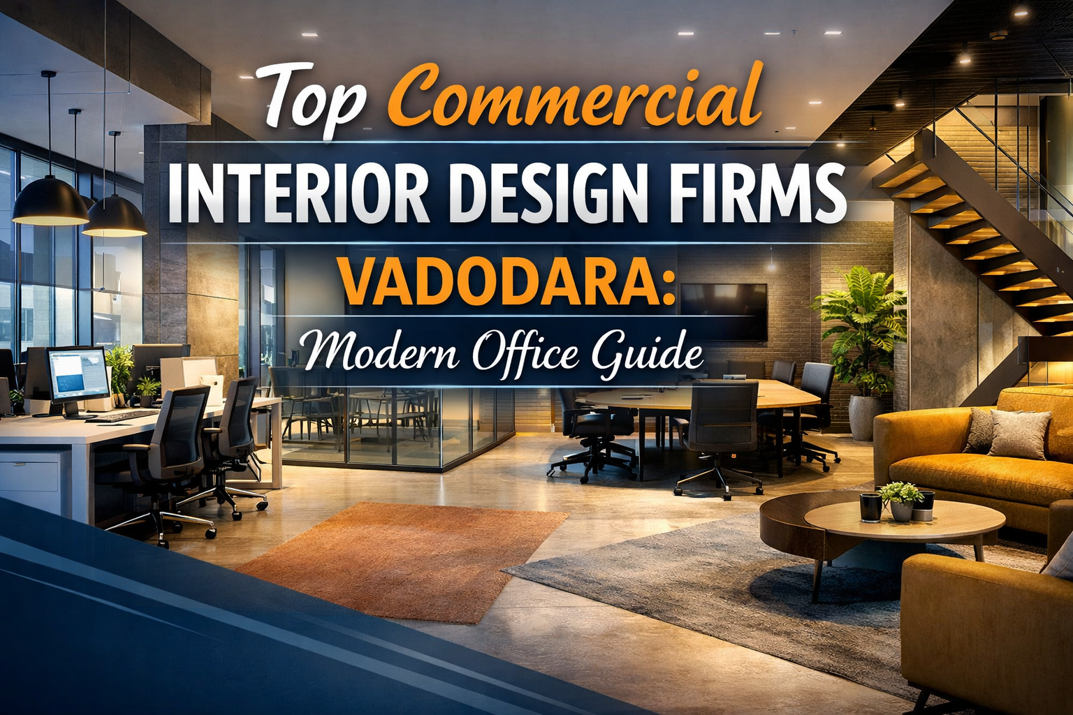 Top Commercial Interior Design Firms Vadodara: Modern Office Guide